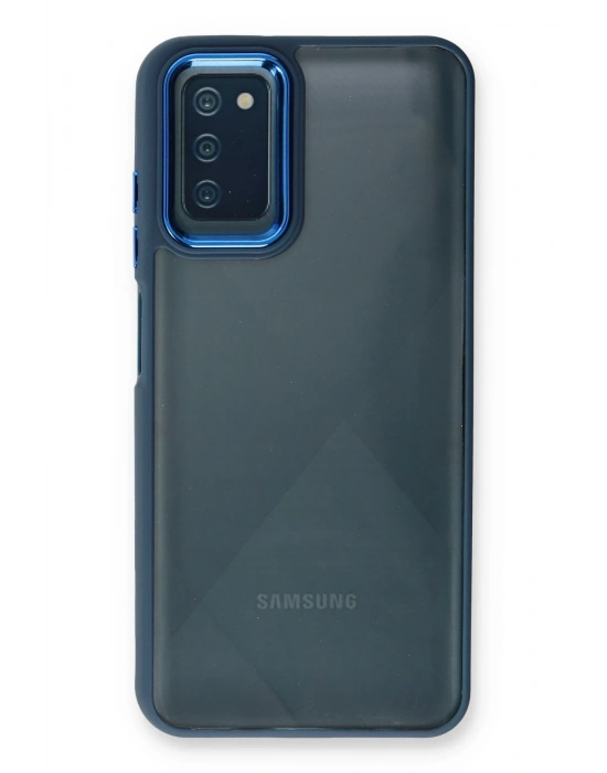 Newface Samsung Galaxy A03S Kılıf Dora Kapak - Mavi
