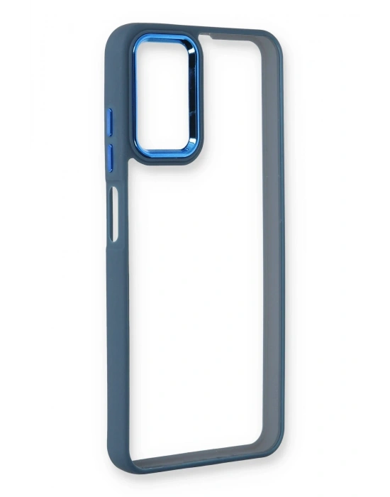 Newface Samsung Galaxy A03S Kılıf Dora Kapak - Mavi