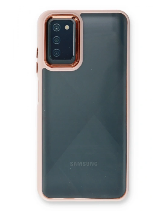 Newface Samsung Galaxy A03S Kılıf Dora Kapak - Pudra