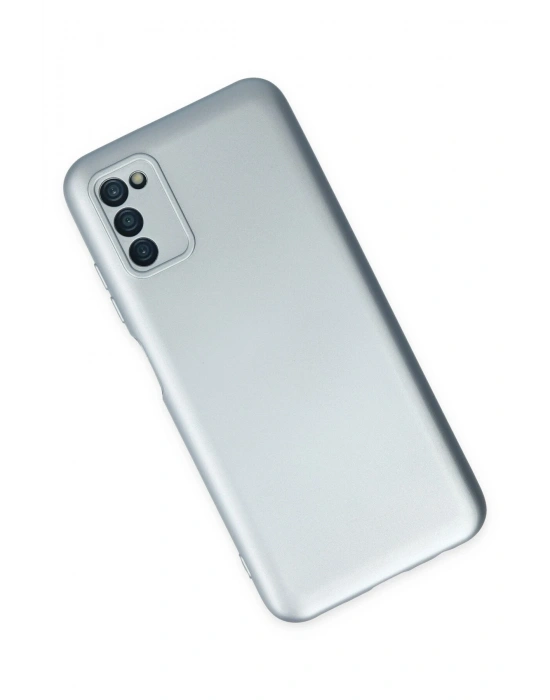 Newface Samsung Galaxy A03S Kılıf Nano içi Kadife Silikon - Sky Blue