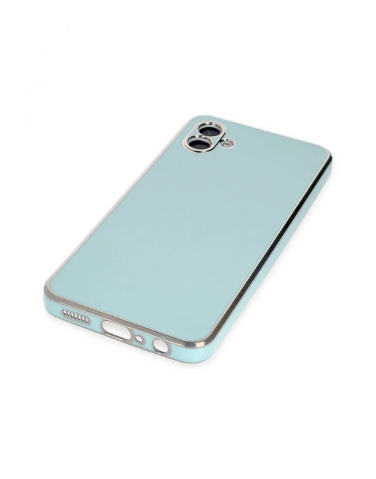 Newface Samsung Galaxy A04 Kılıf Volet Silikon - Açık Yeşil