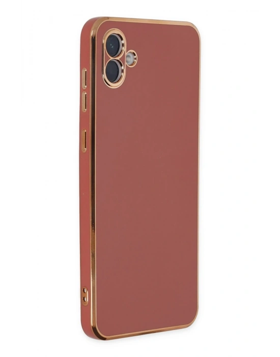 Newface Samsung Galaxy A04 Kılıf Volet Silikon - Kırmızı