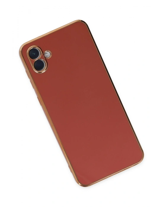 Newface Samsung Galaxy A04 Kılıf Volet Silikon - Kırmızı