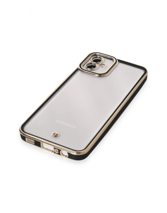 Newface Samsung Galaxy A04E Kılıf Liva Lens Silikon - Siyah