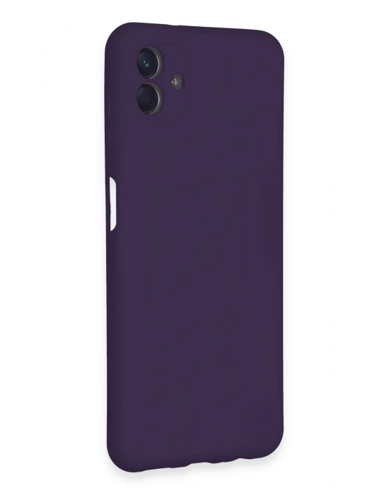 Newface Samsung Galaxy A04E Kılıf Nano içi Kadife Silikon - Mor