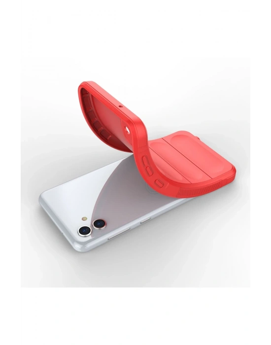 Newface Samsung Galaxy A04E Kılıf Optimum Silikon - Kırmızı