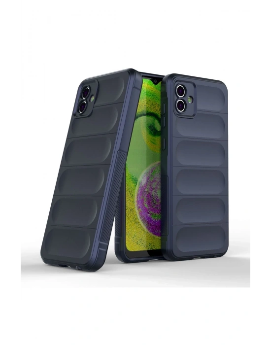 Newface Samsung Galaxy A04E Kılıf Optimum Silikon - Lacivert