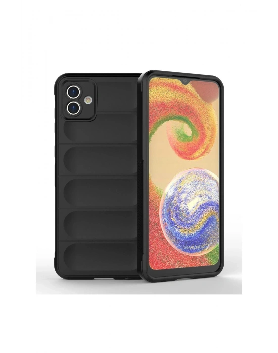 Newface Samsung Galaxy A04E Kılıf Optimum Silikon - Siyah