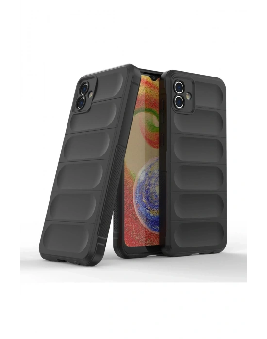 Newface Samsung Galaxy A04E Kılıf Optimum Silikon - Siyah