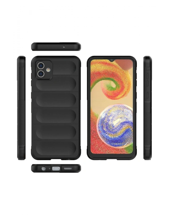 Newface Samsung Galaxy A04E Kılıf Optimum Silikon - Siyah