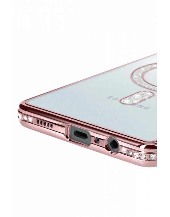 Newface Samsung Galaxy A06 Joke Simli Magneticsafe Kılıf - Pembe