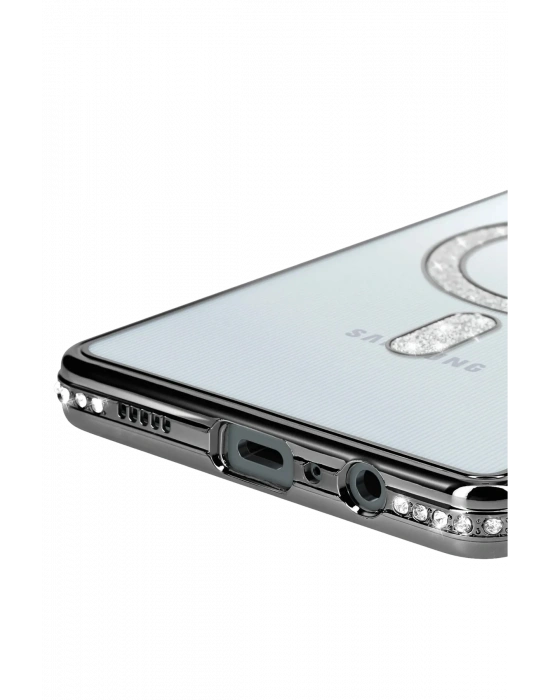 Newface Samsung Galaxy A06 Joke Simli Magneticsafe Kılıf - Siyah