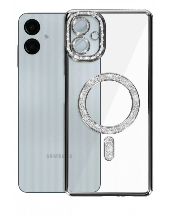 Newface Samsung Galaxy A06 Joke Simli Magneticsafe Kılıf - Siyah