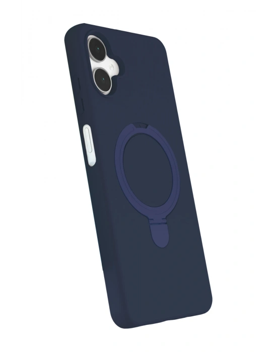 Newface Samsung Galaxy A06 Regal Magsafe Standlı Kapak - Lacivert