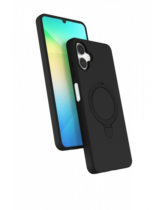 Newface Samsung Galaxy A06 Regal Magsafe Standlı Kapak - Siyah