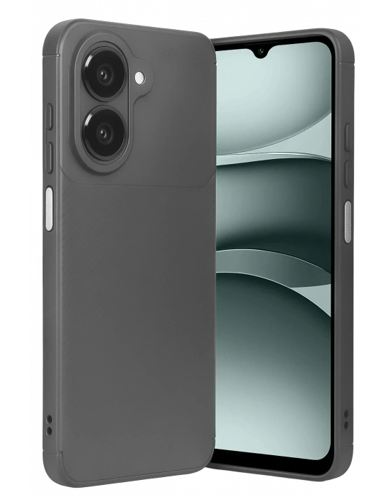 Newface Samsung Galaxy A07 4G Auto Focus Karbon Kapak - Gri