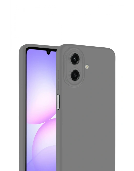 Newface Samsung Galaxy A07 4G First Silikon - Gri