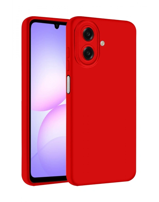 Newface Samsung Galaxy A07 4G First Silikon - Kırmızı