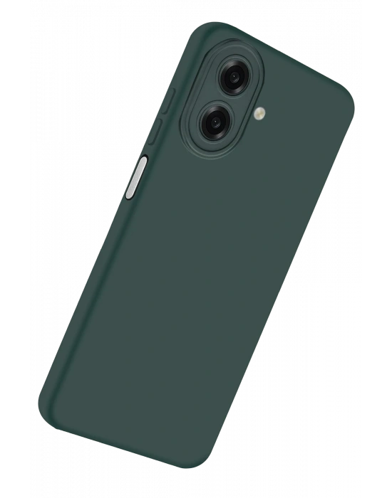 Newface Samsung Galaxy A07 4G First Silikon - Koyu Yeşil