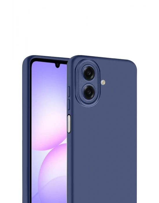 Newface Samsung Galaxy A07 4G First Silikon - Lacivert