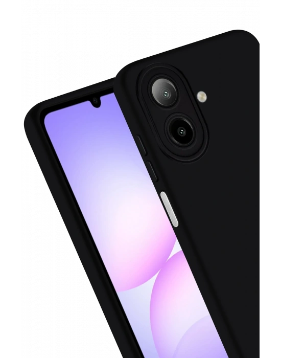 Newface Samsung Galaxy A07 4G First Silikon - Siyah