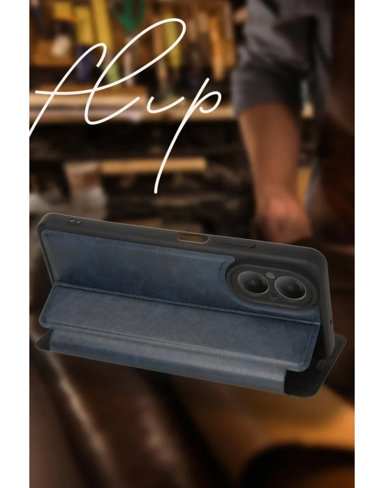 Newface Samsung Galaxy A07 4G Flip Cover - Yeşil