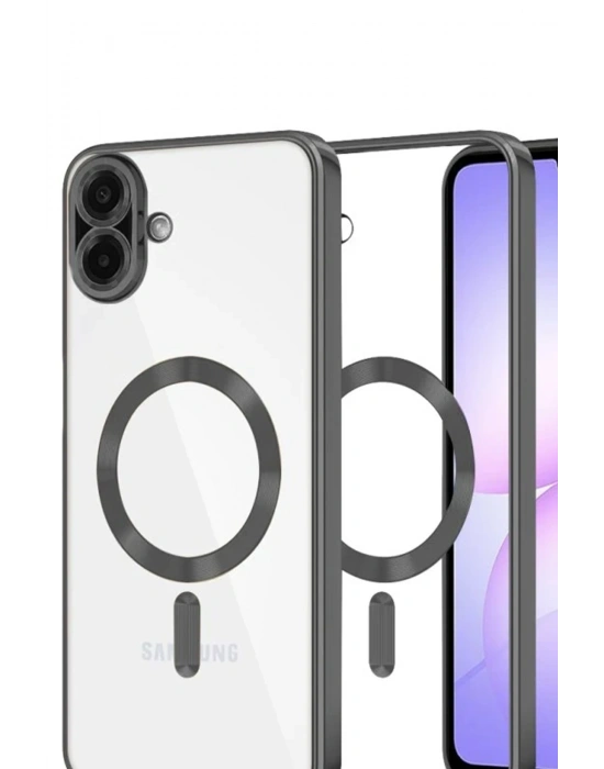 Newface Samsung Galaxy A07 4G Kross Magneticsafe Kapak - Siyah