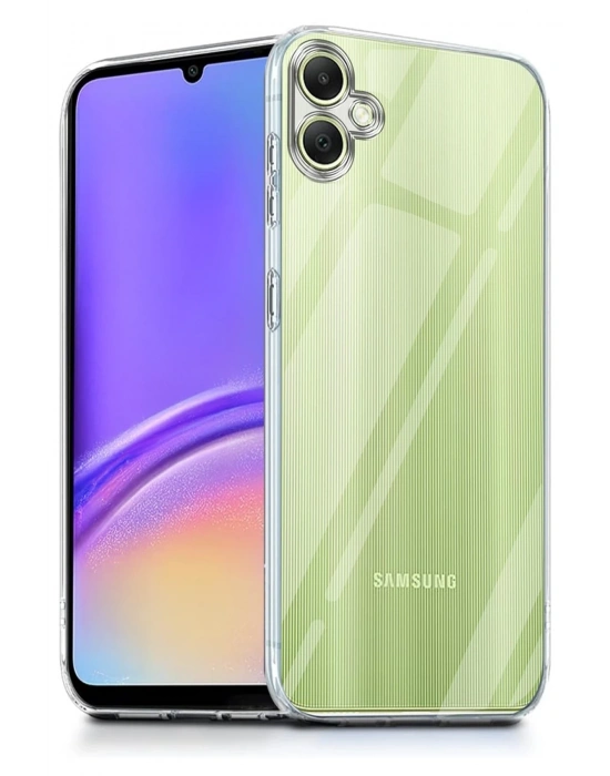Newface Samsung Galaxy A07 4G Lüx Şeffaf Silikon - Şeffaf