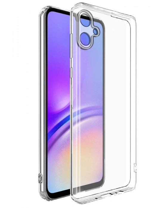 Newface Samsung Galaxy A07 4G Lüx Şeffaf Silikon - Şeffaf