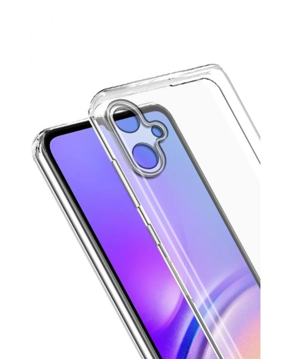 Newface Samsung Galaxy A07 4G Lüx Şeffaf Silikon - Şeffaf