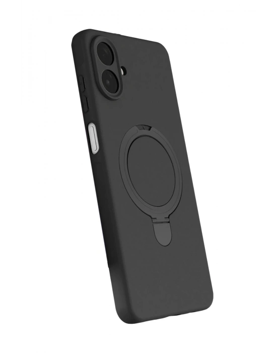 Newface Samsung Galaxy A07 4G Regal Magsafe Standlı Kapak - Siyah