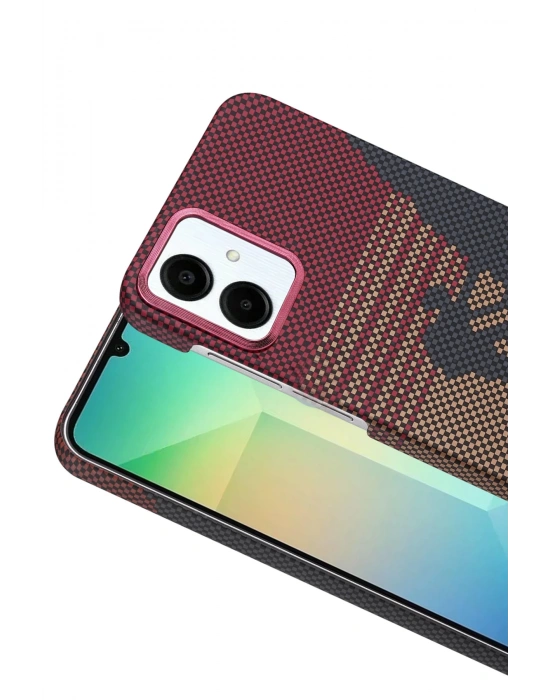 Newface Samsung Galaxy A07 4G Vega Magsafe Kapak - Kırmızı