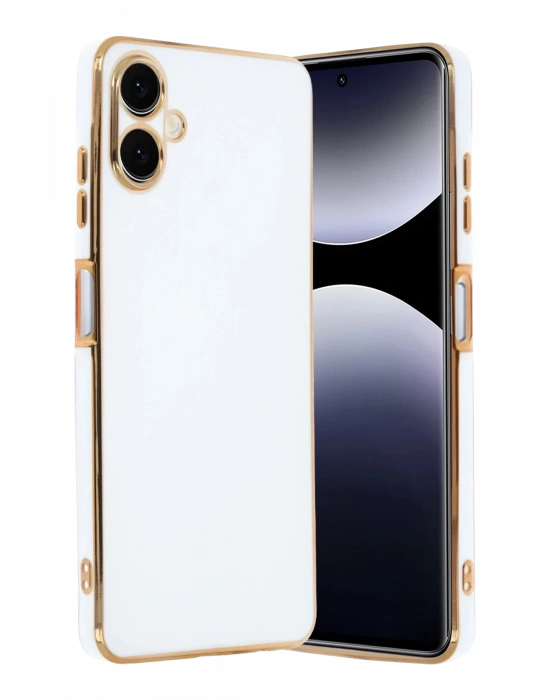 Newface Samsung Galaxy A07 4G Volet Silikon - Beyaz