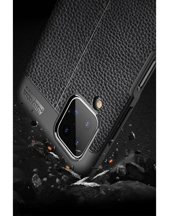 Newface Samsung Galaxy A12 Kılıf Auto Focus Kapak - Kırmızı