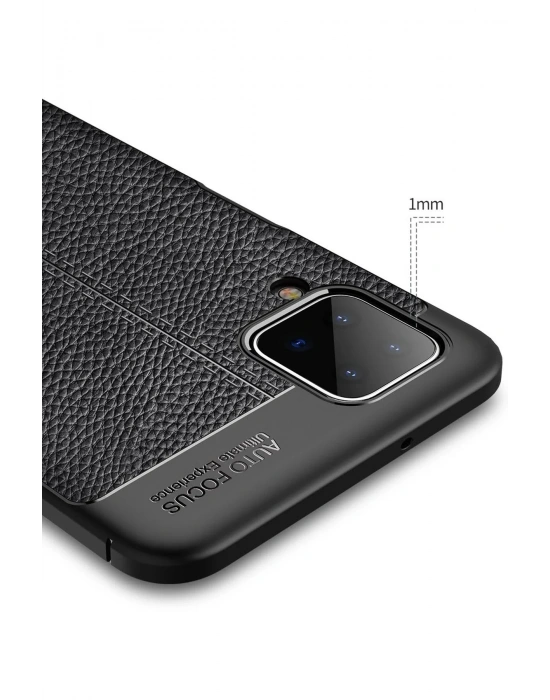 Newface Samsung Galaxy A12 Kılıf Auto Focus Kapak - Kırmızı