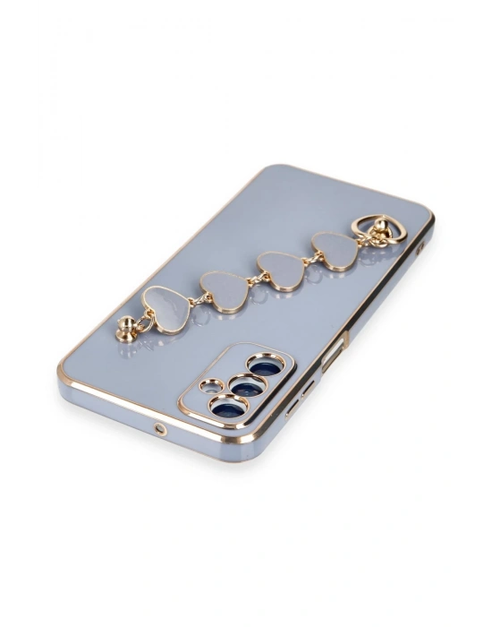 Newface Samsung Galaxy A14 4G Kılıf Esila Silikon - Gri