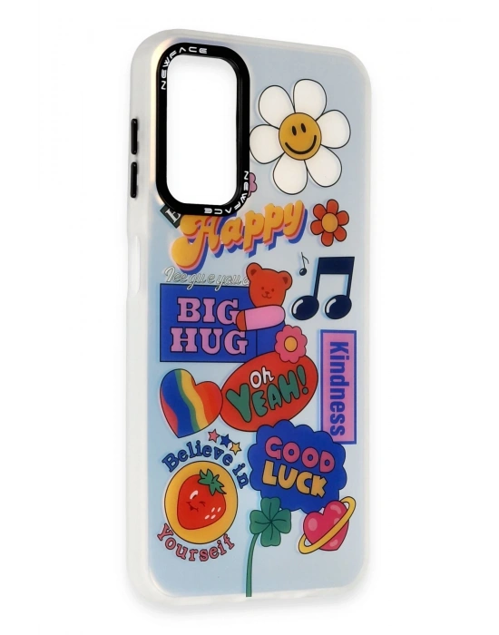 Newface Samsung Galaxy A14 4G Kılıf Estoril Desenli Kapak - Estoril - 15