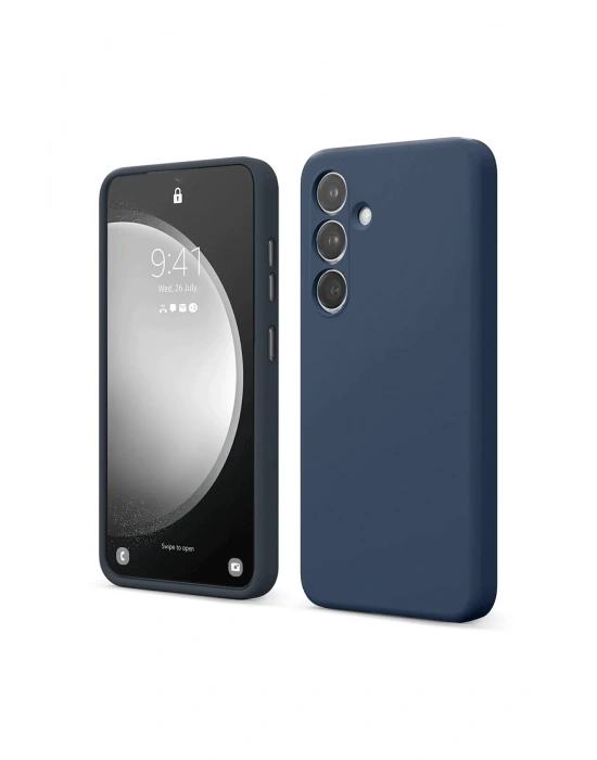 Newface Samsung Galaxy A14 4G Kılıf First Silikon - Lacivert