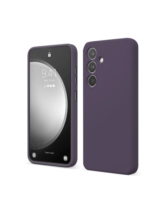 Newface Samsung Galaxy A14 4G Kılıf First Silikon - Mor