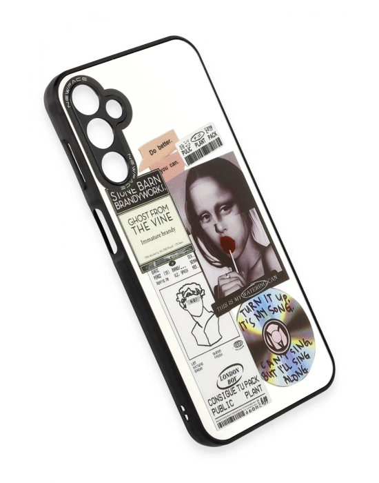 Newface Samsung Galaxy A14 4G Kılıf Mirror Desenli Kapak - Mirror - 2