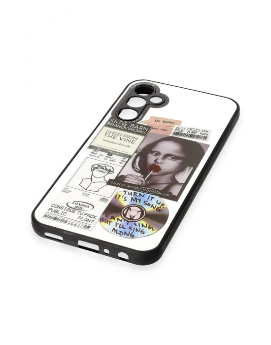 Newface Samsung Galaxy A14 4G Kılıf Mirror Desenli Kapak - Mirror - 2