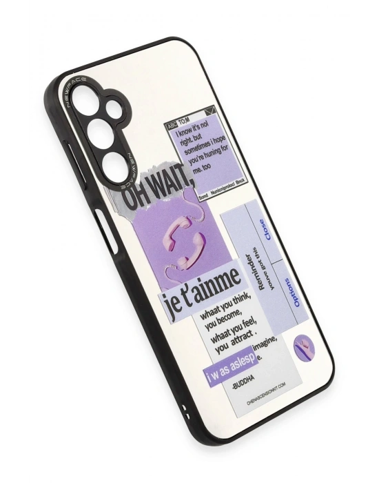 Newface Samsung Galaxy A14 4G Kılıf Mirror Desenli Kapak - Mirror - 4