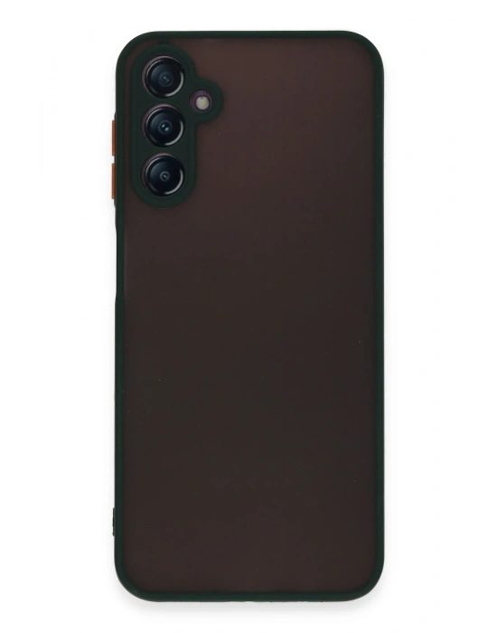 Newface Samsung Galaxy A14 4G Kılıf Montreal Silikon Kapak - Yeşil