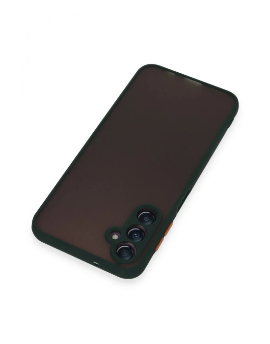 Newface Samsung Galaxy A14 4G Kılıf Montreal Silikon Kapak - Yeşil