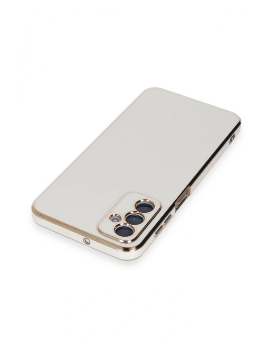 Newface Samsung Galaxy A14 4G Kılıf Volet Silikon - Beyaz