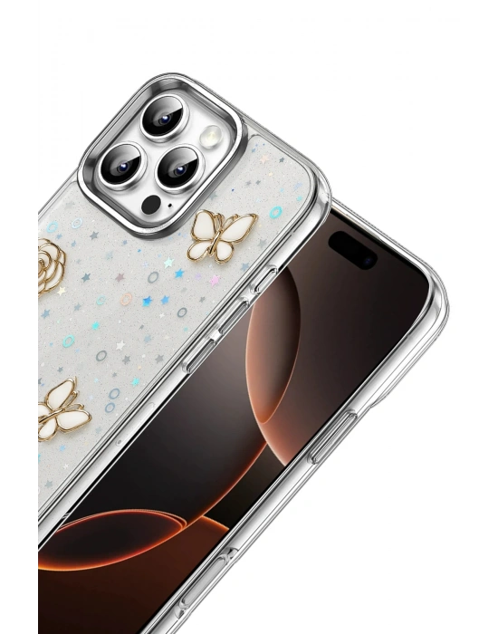 Newface Samsung Galaxy A15 4G Fiyonk Desenli Kapak - Desen 6