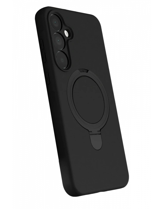 Newface Samsung Galaxy A15 4G Regal Magsafe Standlı Kapak - Siyah