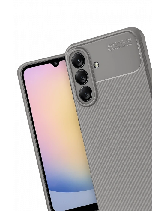 Newface Samsung Galaxy A17 5G Auto Focus Karbon Kapak - Gri