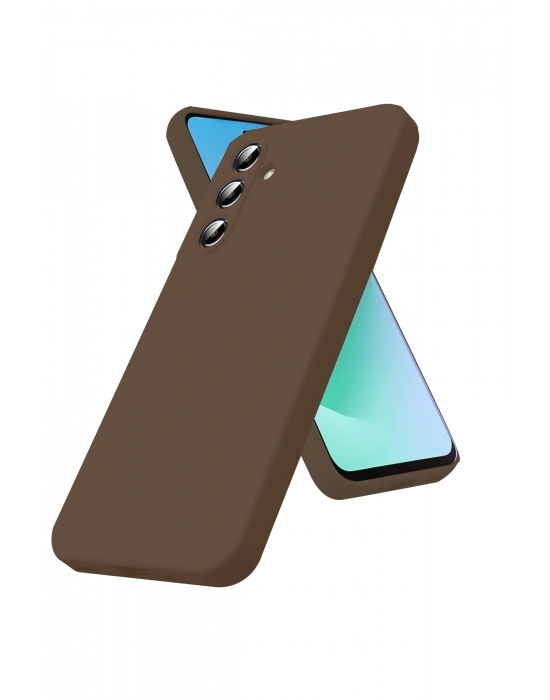 Newface Samsung Galaxy A17 5G First Silikon - Kahverengi