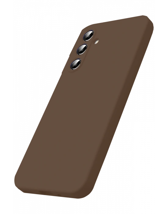 Newface Samsung Galaxy A17 5G First Silikon - Kahverengi